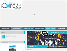 Tablet Screenshot of carces.fr
